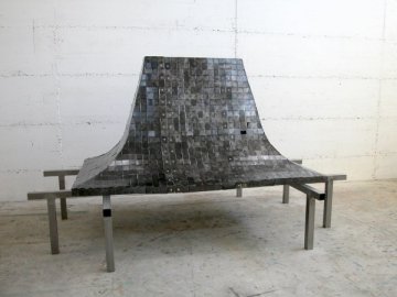 Forma de silenci (reliquies) 255 x190 x147 cms. Ferro. 2004_w600_h450